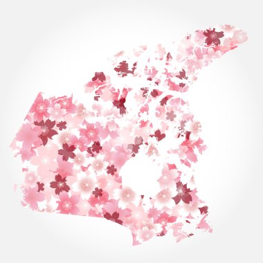 Canada　Map Country Cherry
